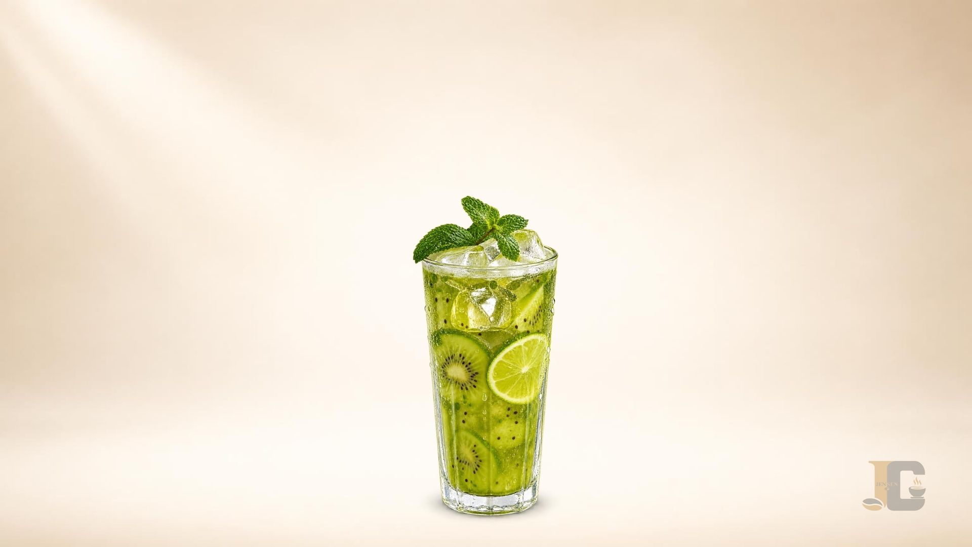 Minh họa Trà dưa lưới kiwi