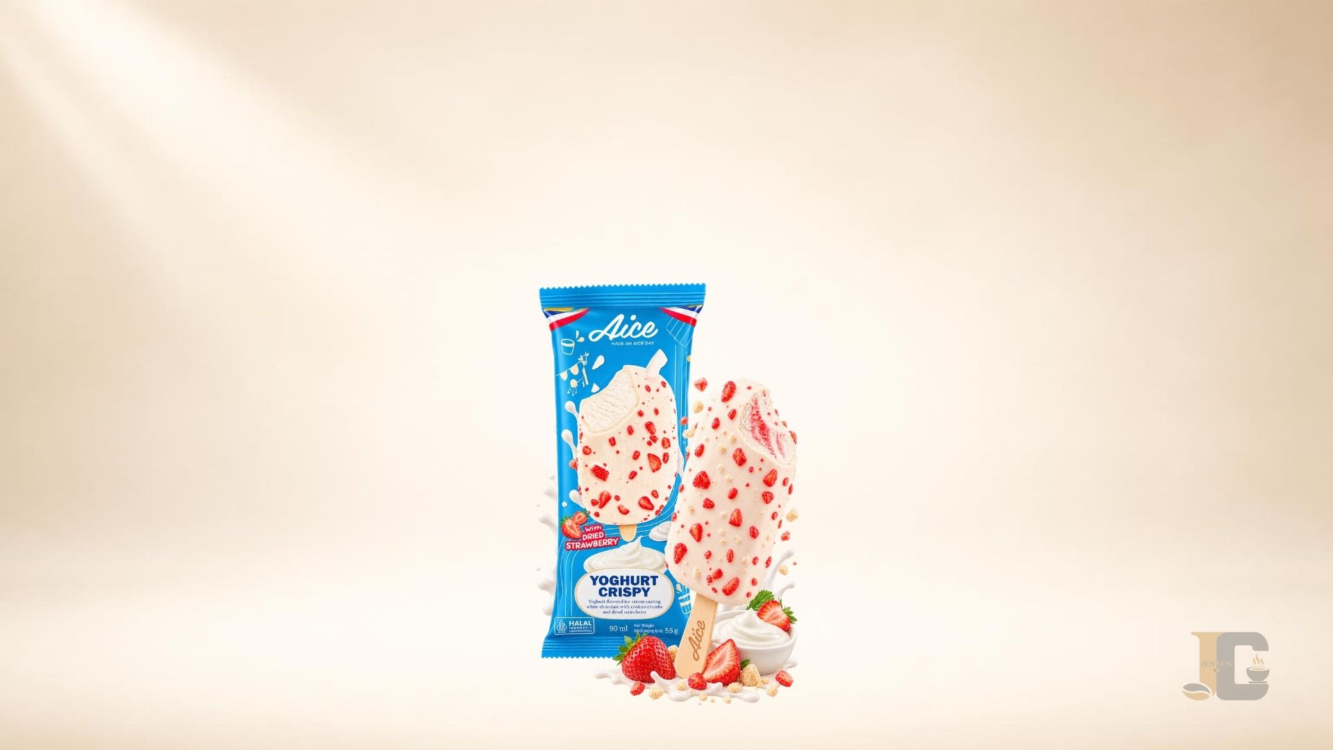 Minh họa Kem yoghurt crispy