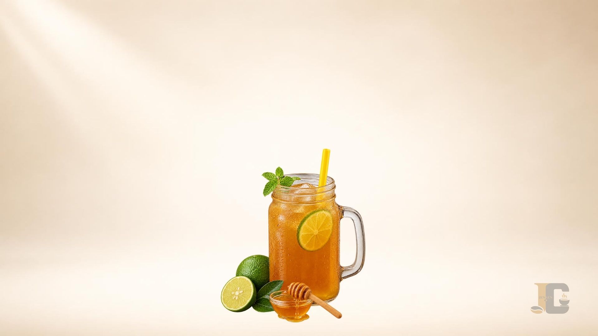 Minh họa Trà chanh tươi mật ong