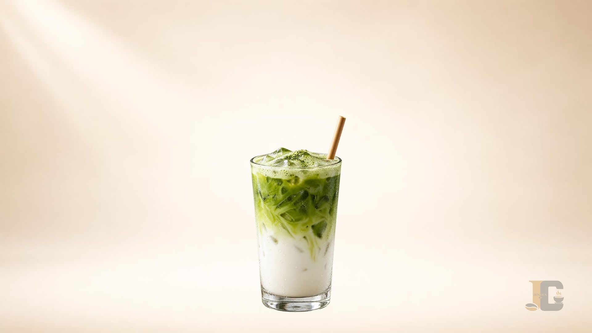 Minh họa Matcha latte