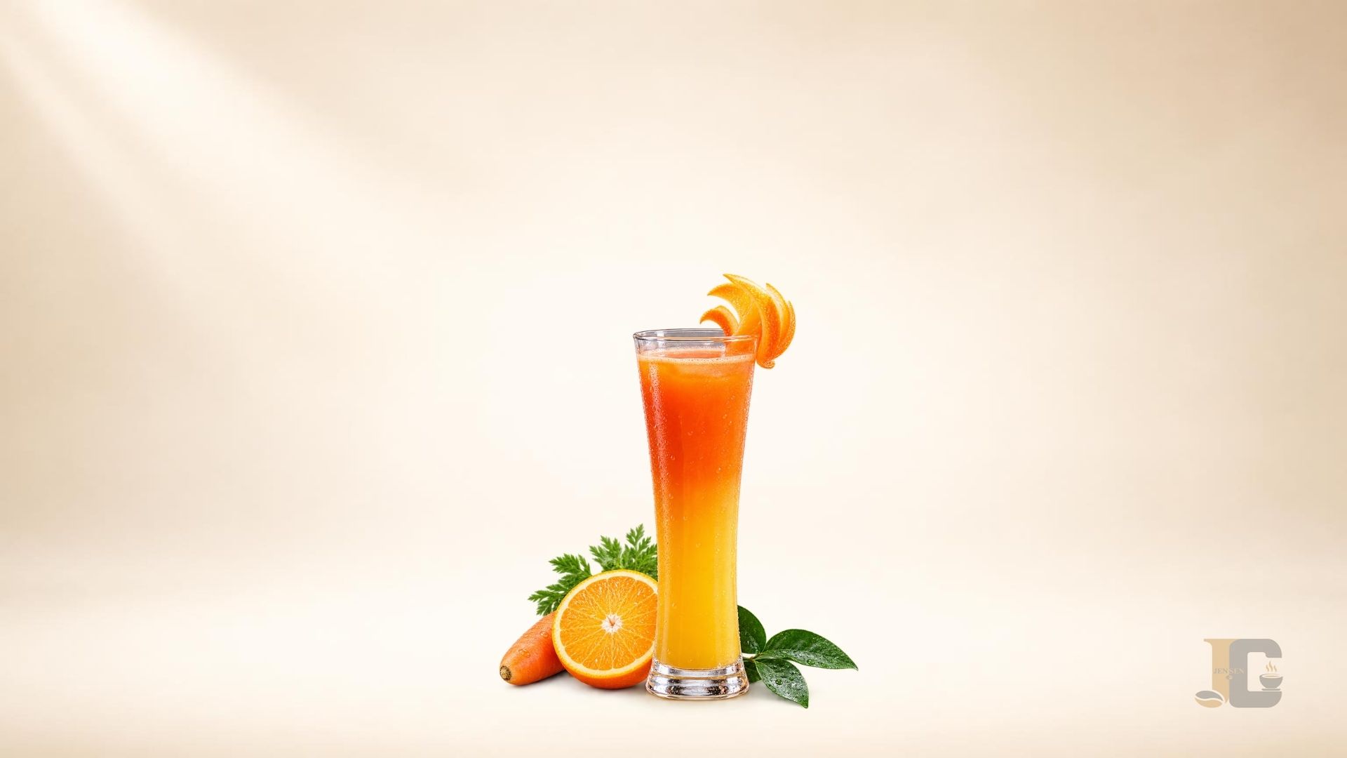 Minh họa Nước ép cam cà rốt